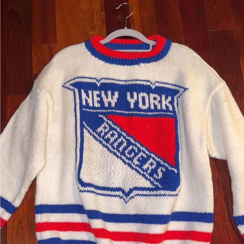 Vintage New York Rangers Knit Sweater